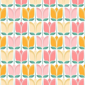 Tulips / New Life / Joy / Geometric / Floral / Small