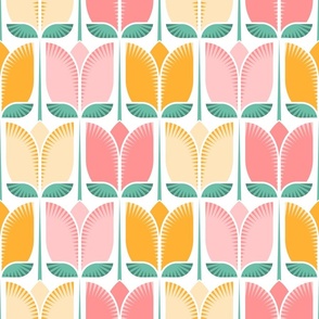 Tulips / New Life / Joy / Geometric / Floral / Medium