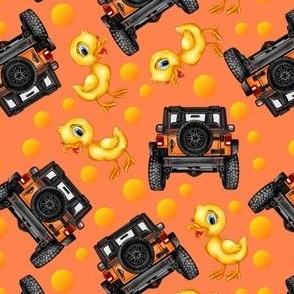 Duck Duck Jeep Orange ATV UTV
