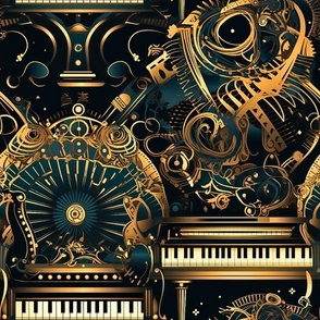 steampunk pianos