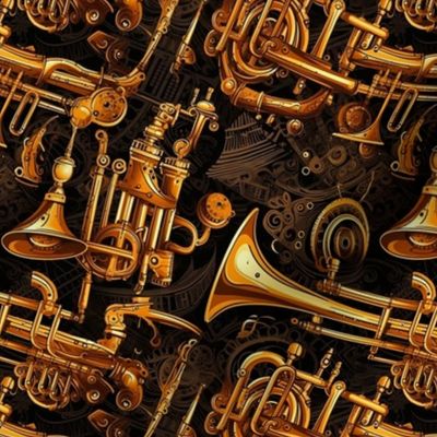 steampunk trumpets