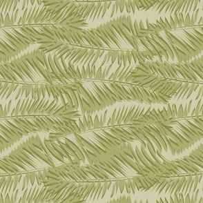 Green Palm Leaves by Stacie Green