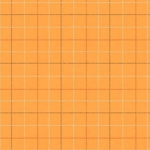 PSL Plaid | SM Scale | Orange, Brown, Ivory