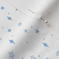 baby boy blue chalk textured stars on white for kids clothing and accessories. Blue stars for kids and nursery wallpaper - small