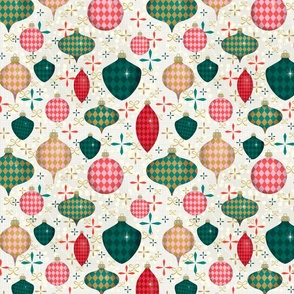 Vintage_Christmas_ Green_ Red _ Gold