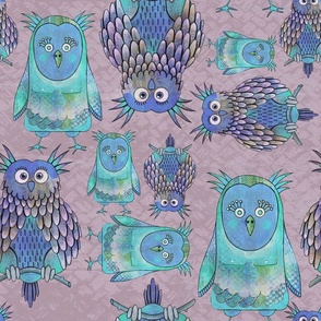 Owl Be Right Birds [Blue]