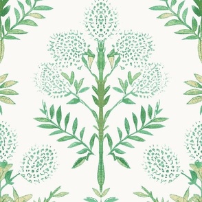 Caroline Botanical Spring Green Small