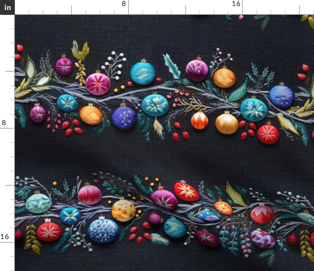 Embroidered Garland (Large Scale)