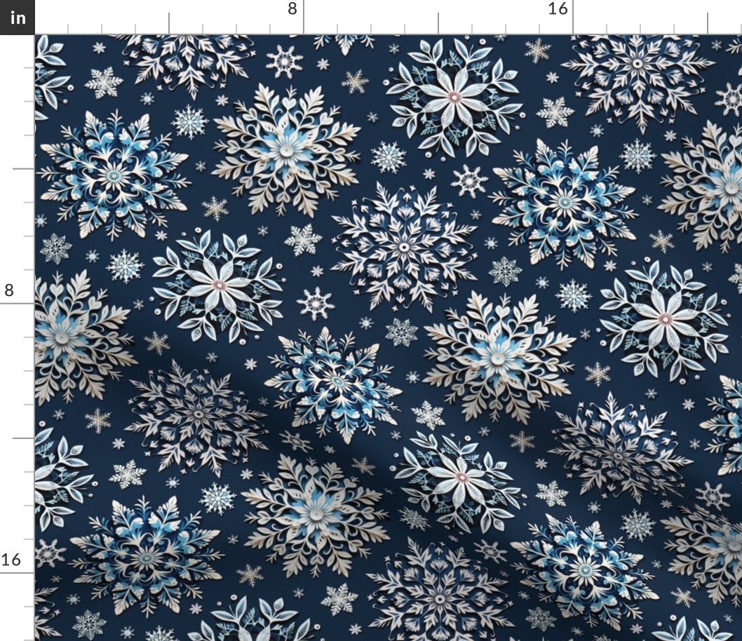 Intricate Paper Snowflakes (Medium Scale)