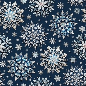Intricate Paper Snowflakes (Small Scale)