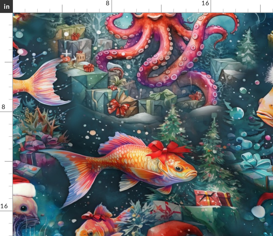 Undersea Christmas (Large Scale)