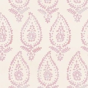 Classic Paisley Baby Pink Small