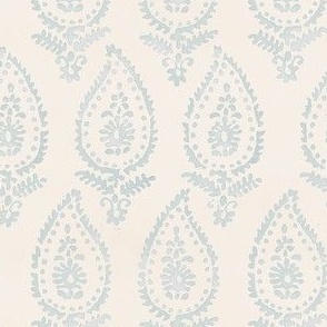 Classic Paisley Light Blue Small