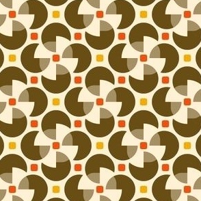 3000 C Small - retro geometrical pattern