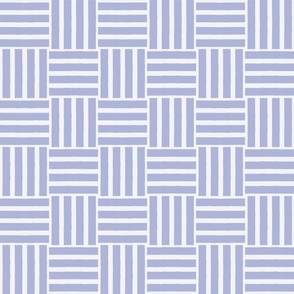 Woven Grid - lilac