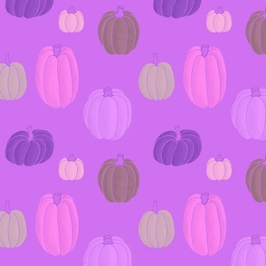 P is for Pumpkins Purple