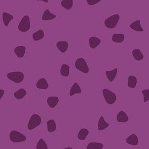 Pansy Dots - Purple - Large