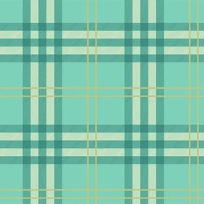 Spring Plaid - Pattern Fabric Green, Yellow, Light Green - LAD20 - Summer Plaid