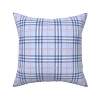 Fall Plaid - Pattern Fabric Light Blue, Dark BLue, Pink, Red - LAD20 - Winter Plaid, Spring Plaid, Summer Plaid