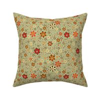 Indian floral pattern&Star anise