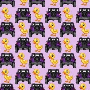 Duck Duck Jeep Purple Horizontal ATV UTV