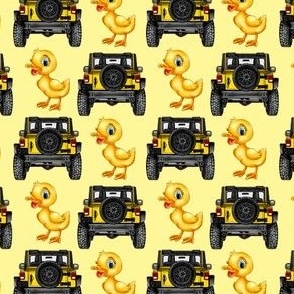 Duck Duck Jeep Yellow Horizontal ATV UTV