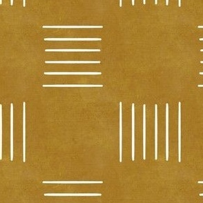 mud cloth 14 - mustard