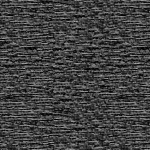Woven texture black and white, 6 inch repeat