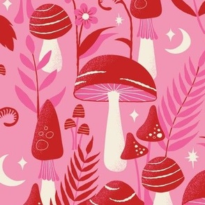 Whimsical Mushroom Forest