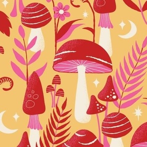 Whimsical Mushroom Forest