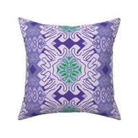 Damask Effect in Lavender - Matisse-like Medallions