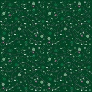 Green spacy bubbles - small