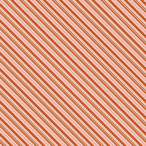 Diagonal Candy Cane Stripe | Small Scale