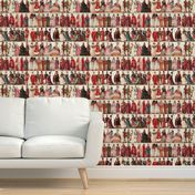 Wall paper (Large) Historic Fashion