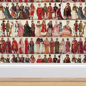 Wall paper (Large) Historic Fashion