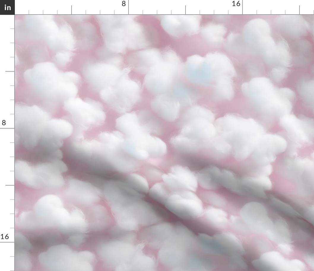 pink soft cloud cotton(large size)