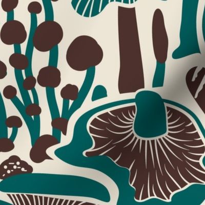 Mushroom Potpourri- Night Swim and Molasses- Large Scale