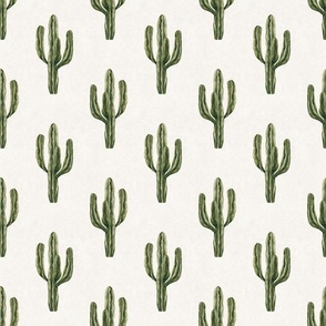Watercolor Saguaro Desert Cactus 6 inch