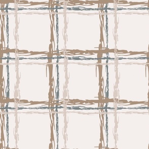 Grid check textured stripes earthy colors 12x12 repeat wallpaper