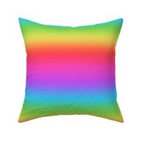  Bright 80s Electric Rainbow Ombré Stripes - Medium Scale - Horizontal Ombre Bold Bright Gradient