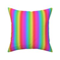 Bright 80s Electric Rainbow Ombré Stripes - Ditsy Scale - Vertical Ombre Bold Bright Gradient