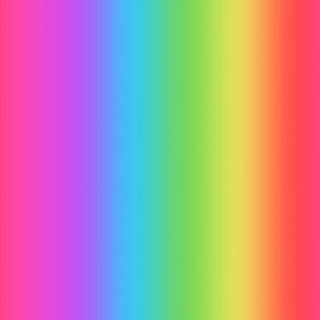 Bright 80s Electric Rainbow Ombré Stripes - Small Scale - Vertical Ombre Bold Bright Gradient