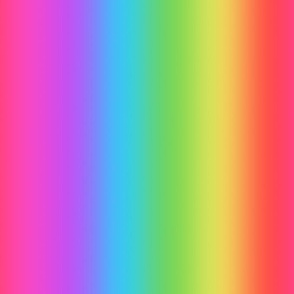 Bright 80s Electric Rainbow Ombré Stripes - Medium Scale - Vertical Ombre Bold Bright Gradient