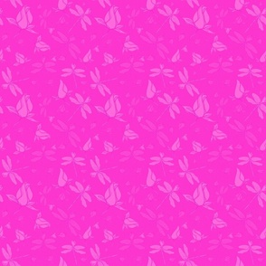 Dragonfly Pink Faint Imprint