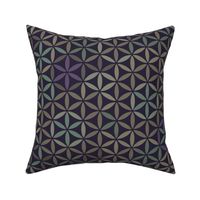 Flower of Life Color Block Dark