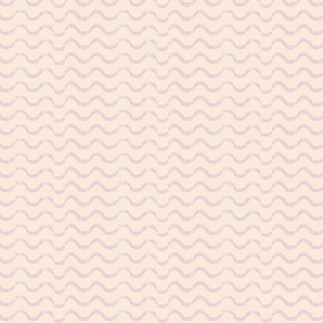 Horizontal waves, wavy stripes, pink on neutral