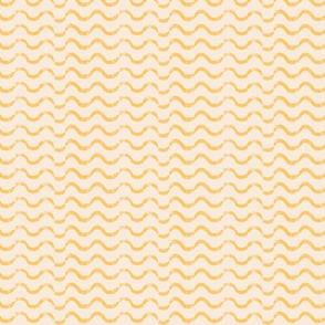 Neutral and yellow horizontal waves, wavy stripes