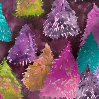 Neon Woodlands Christmas // Pastel Jeweltones