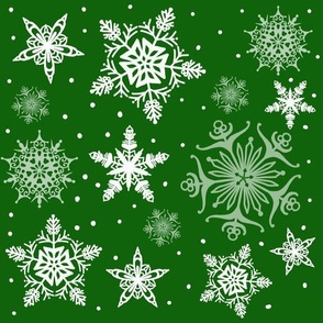 Christmas mouseflake green