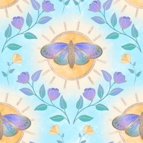 Winter Sun Moth — Ice Blue